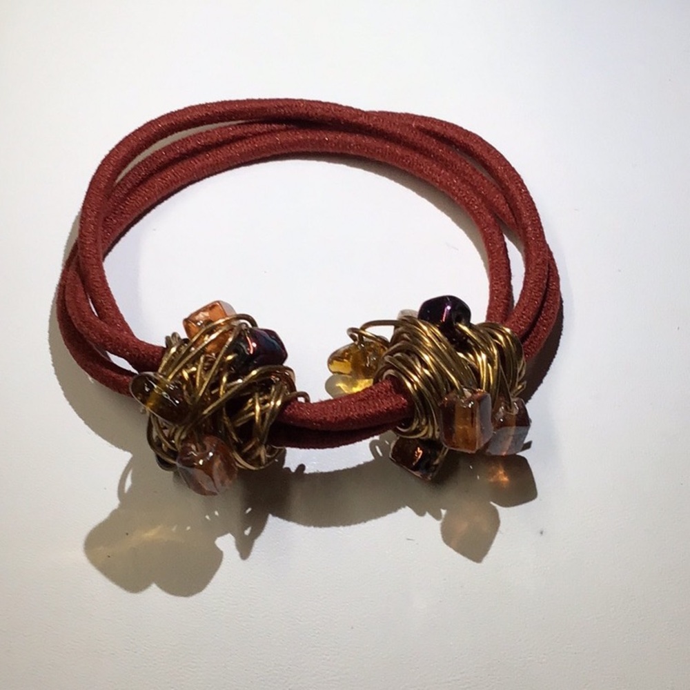 Copper Wire Pony Tail Hair Tie